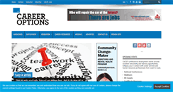 Desktop Screenshot of careeroptionsmagazine.com